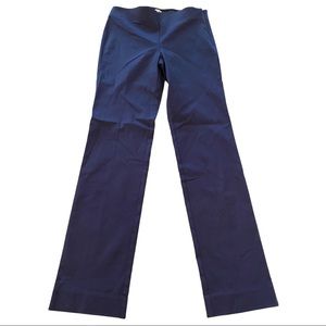White House Black Market Navy Slim Side Zip Pant 2
